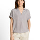 blouse striped shortsleeve - 1049797
