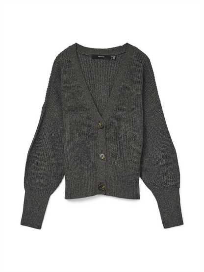 VMLEA LS V-NECK CUFF CARDIGAN NOOS - 10249632