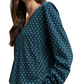T-shirt alloverprinted blouse - 1047745