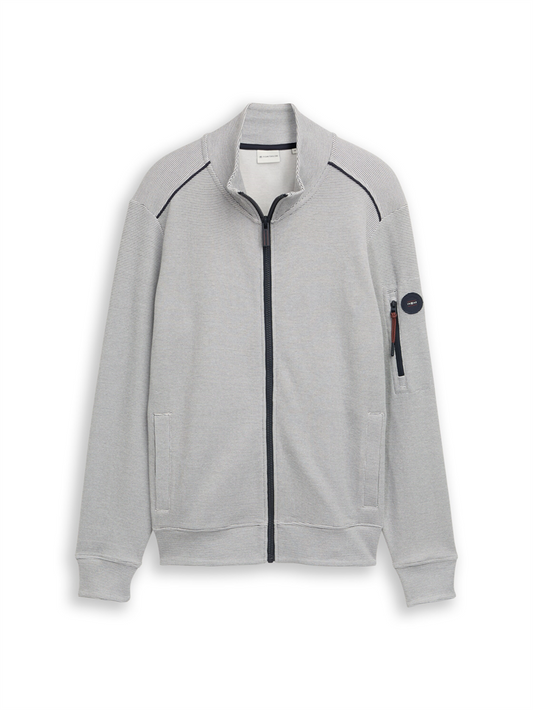 structured stand-up sweat jack - 1050166