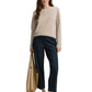 knit pullover with bubble stru - 1047681