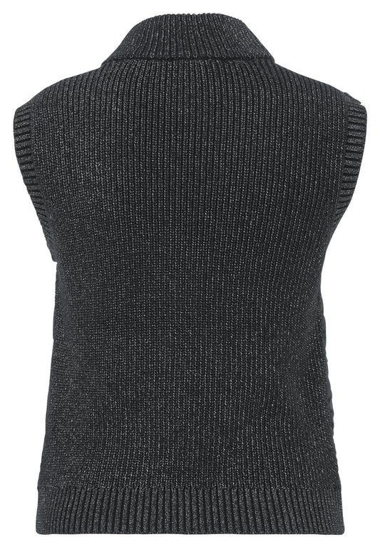 Strickjacke Kurz ohne Arm - 51812914