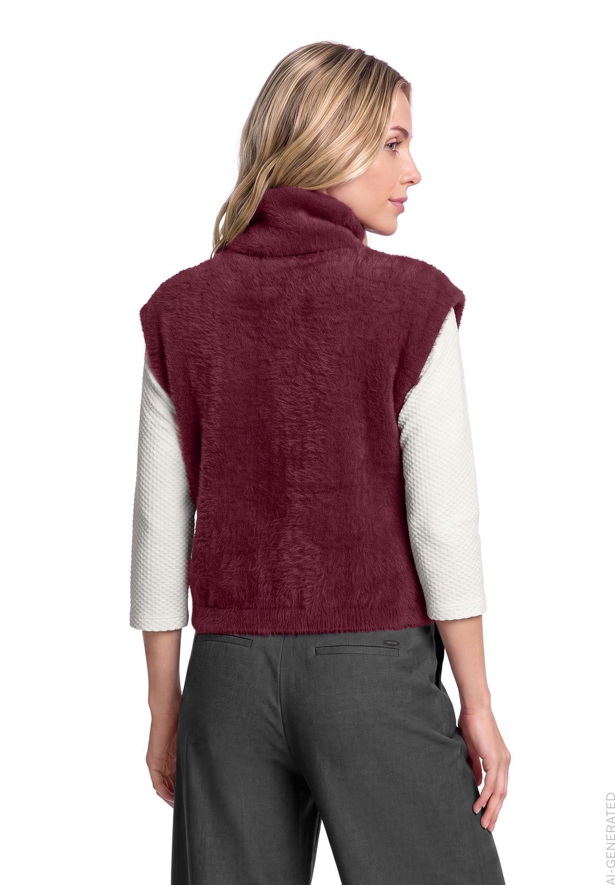 Strickjacke Kurz ohne Arm - 59463433
