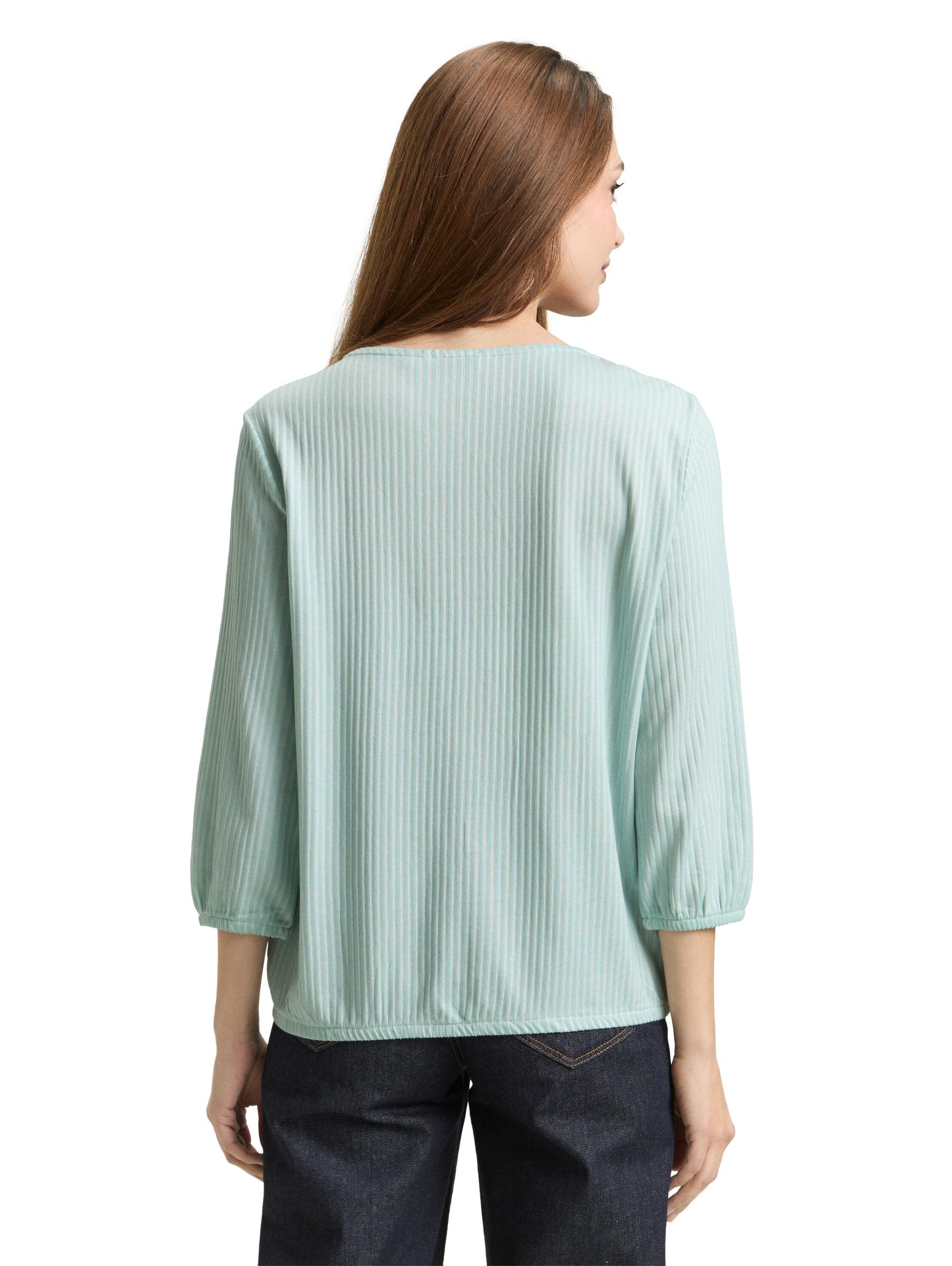 T-shirt striped blouse with st - 1050842