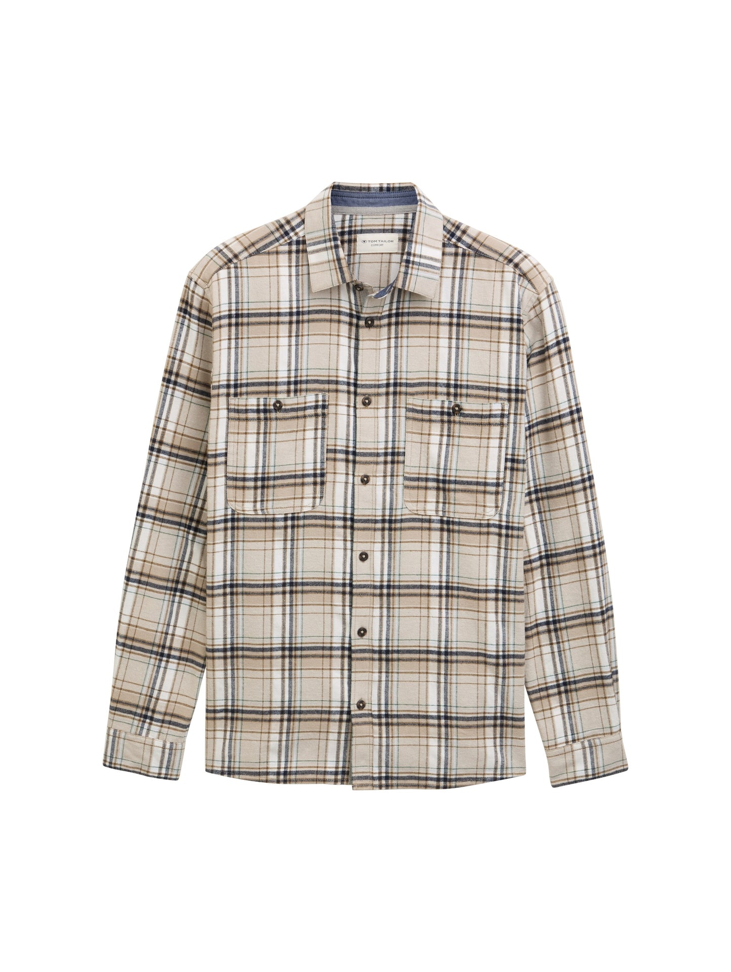 comfort checked shirt - 1047337