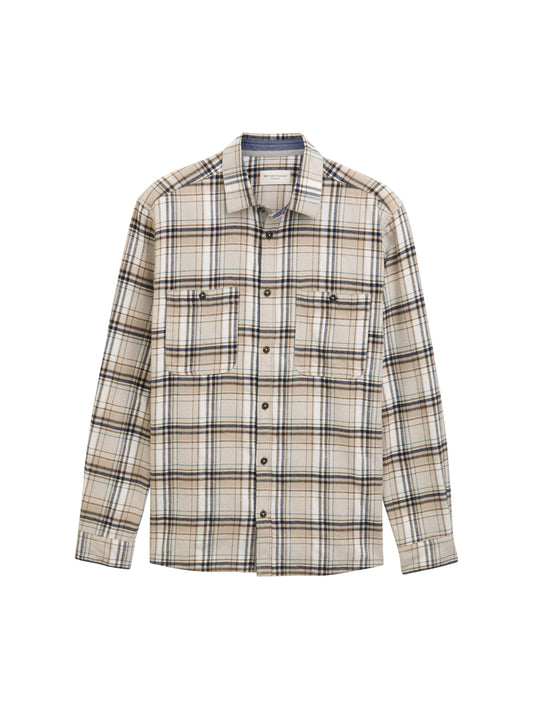 comfort checked shirt - 1047337