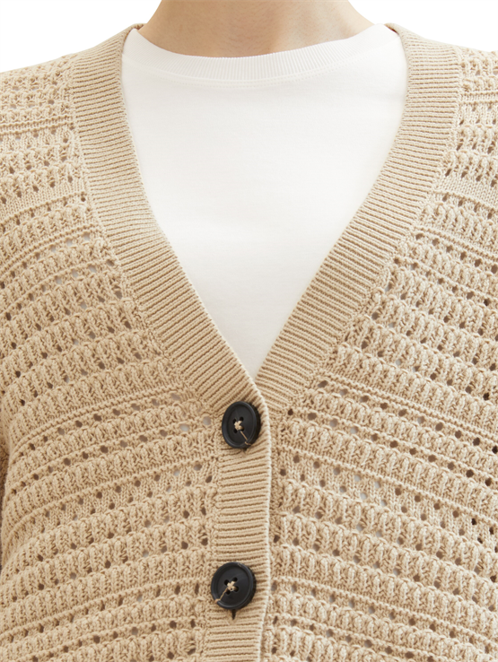 knit cardigan structured - 1041213