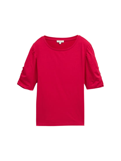 T-shirt gathered sleeve - 1047066