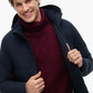 DETACHABLE HOODED BRANDED PUFFER - MW0MW45273