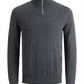 JJEEMIL KNIT HALF ZIP NOOS - 12189339