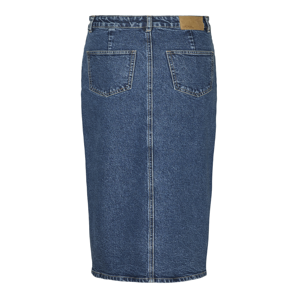 VMVERI HR CALF DENIM SKIRT GA NOOS - 10295731