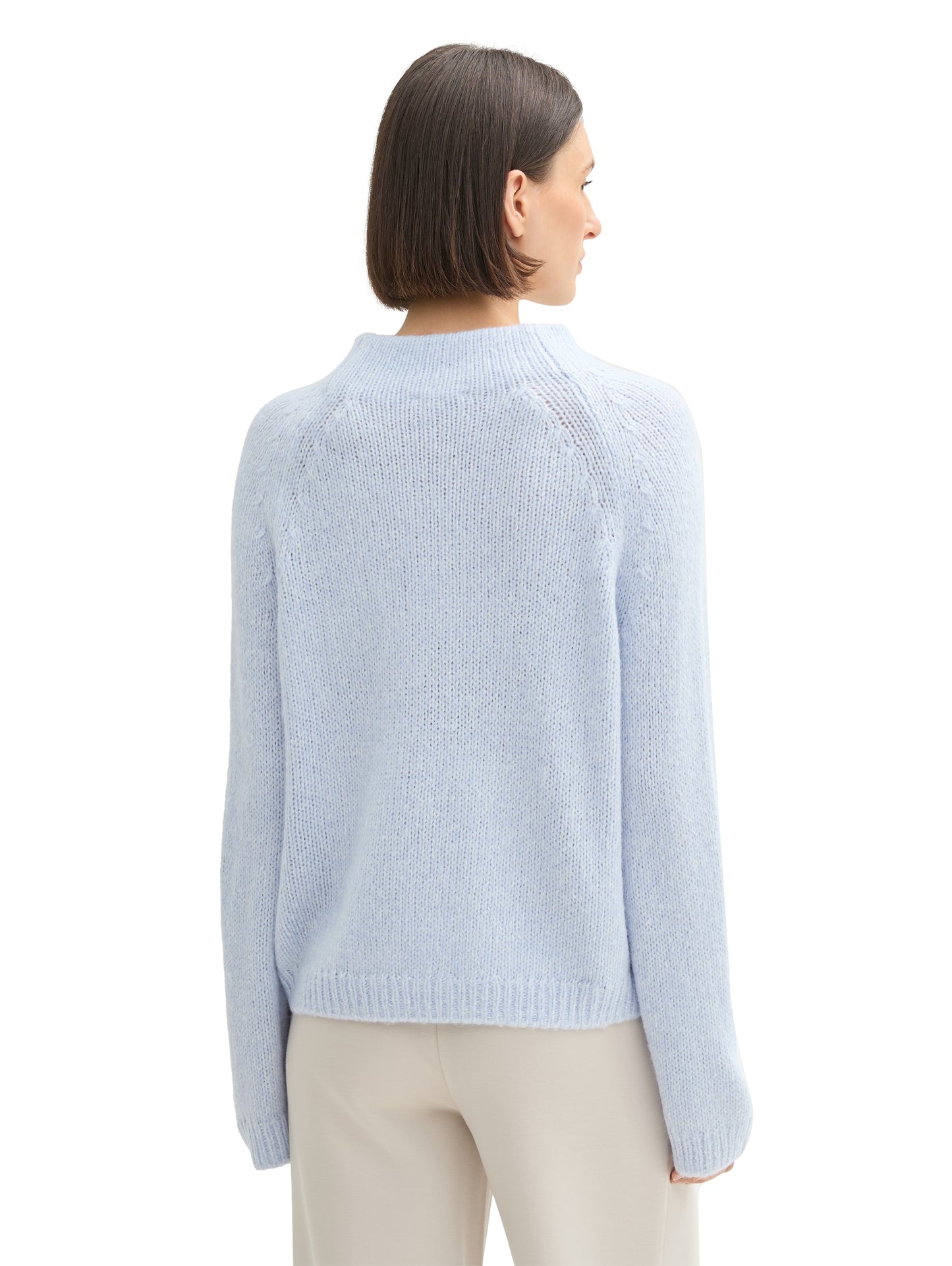 knit cosy raglan pullover - 1044083