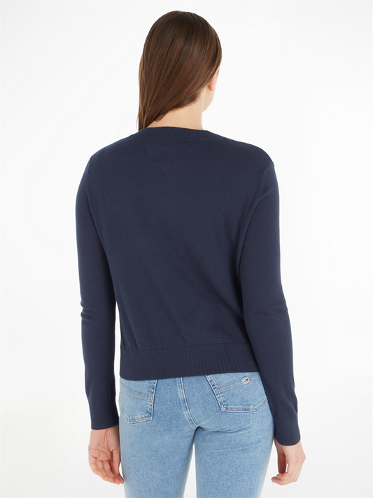 TJW ESSENTIAL VNECK SWEATER - DW0DW16535