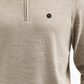 Pullover Half Zip 2 Coloured Melang - N2185