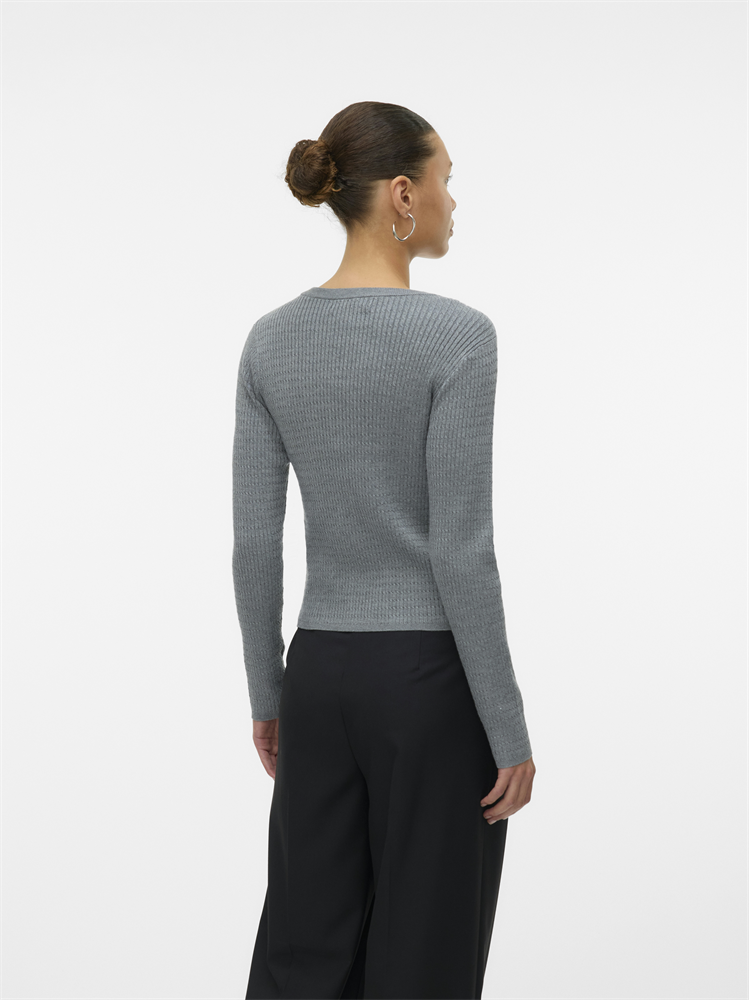 VMSILJE LS O-NECK CABLE PULLOVER - 10331852