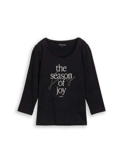 T-shirt crew neck frontprint - 1050751