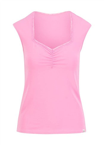 Sleeveless Top Let Romance Rule - 001261-120