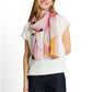 printed flower scarf - 1050333