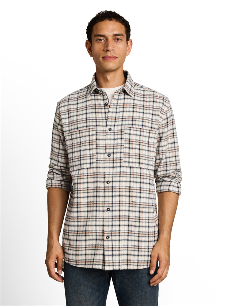 comfort checked shirt - 1052328