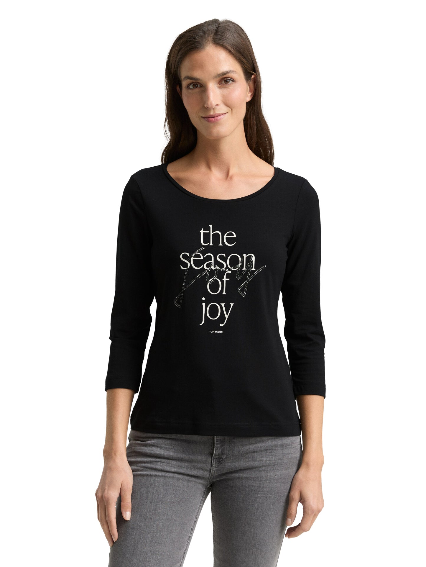 T-shirt crew neck frontprint - 1050751