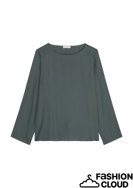 Blouse, easy shape, long flared sle - 410110942321