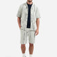 Shirt Short Sleeve Jacquard Fancy - 31490307