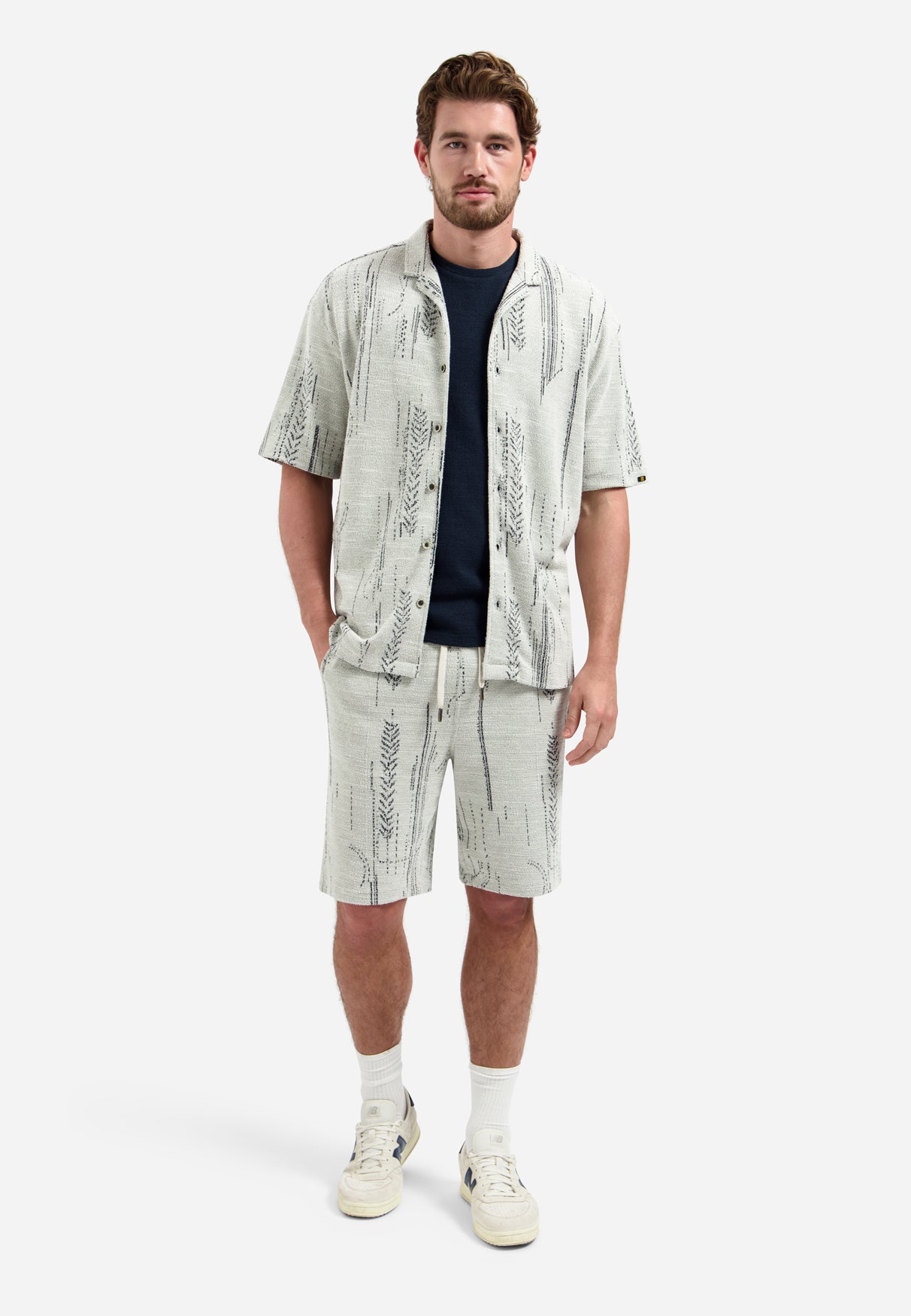 Shirt Short Sleeve Jacquard Fancy - 31490307