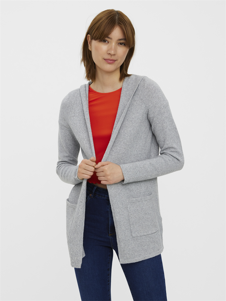 VMDOFFY LS OPEN HOOD CARDIGAN GA NO - 10235948