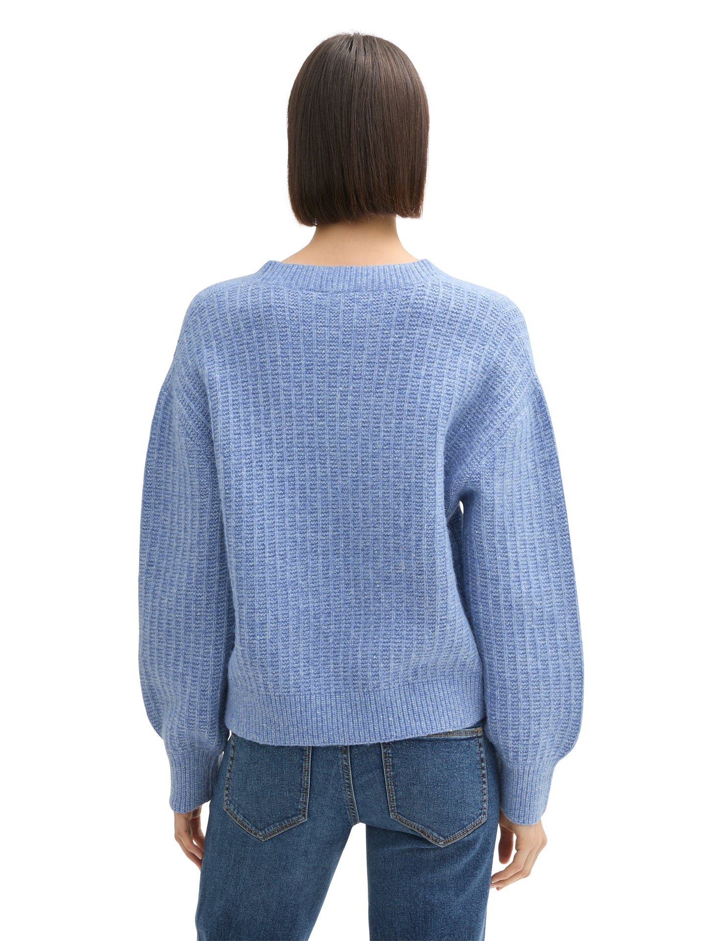 knit pullover with sequins - 1044101