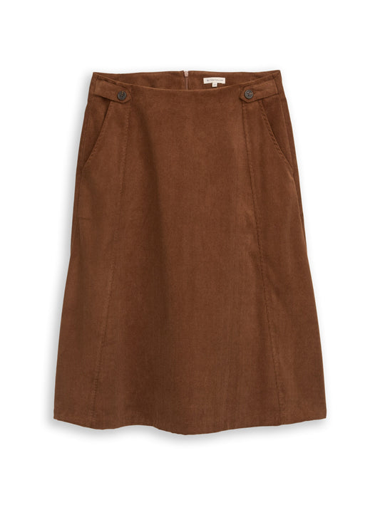 skirt corduroy A-shape - 1053064
