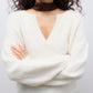 AWTACEY LS V-NECK KNIT - 10334361