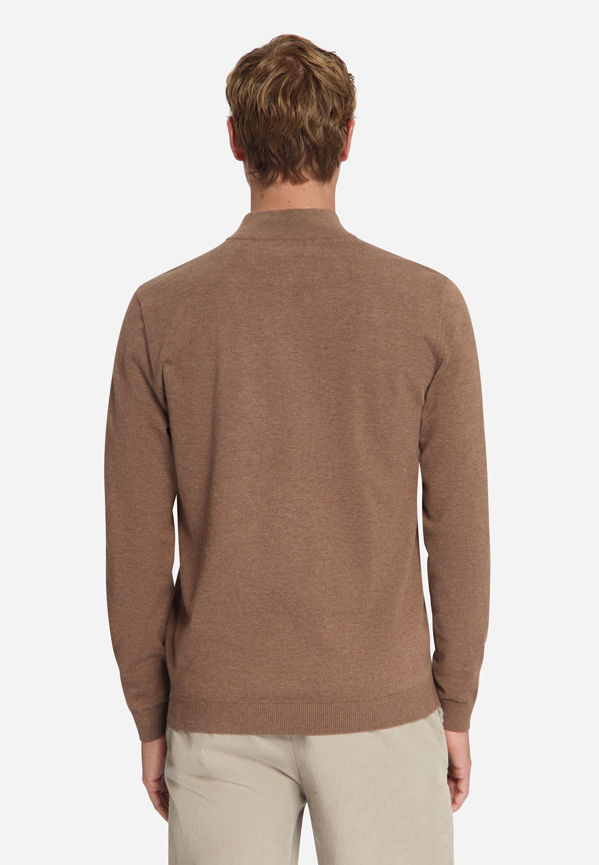 Pullover Half Zip Melange - 33210895SN