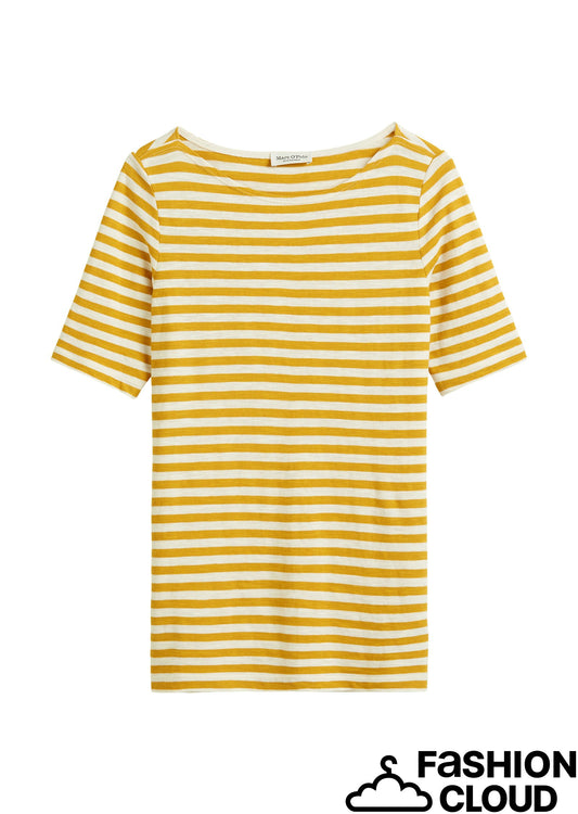 T-shirt, short sleeve, boat neck, s - 504219651333