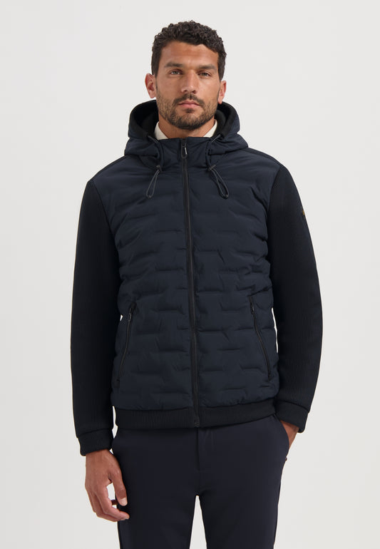 Jacket Short Fit Sealed Hooded Knit - 29630819SN
