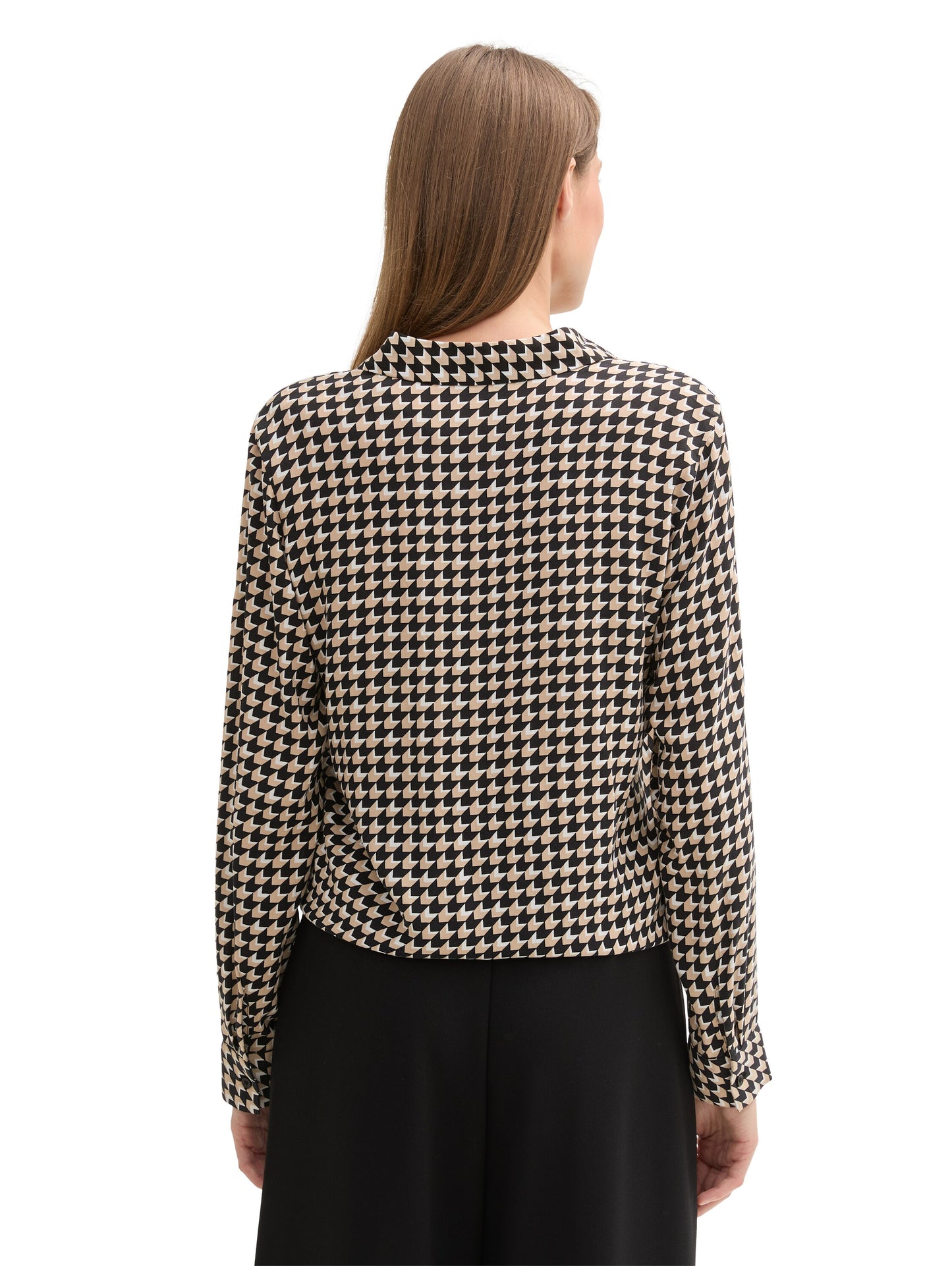 modern blouse with collar - 1043866