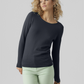 VMCARE STRUCTURE LS O-NECK BLOU NOO - 10136644