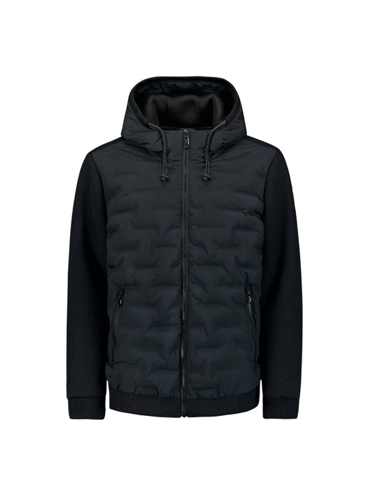 Jacket Short Fit Sealed Hooded Knit - 33630819SN
