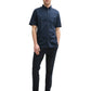 printed cotton linen shirt - 1045099