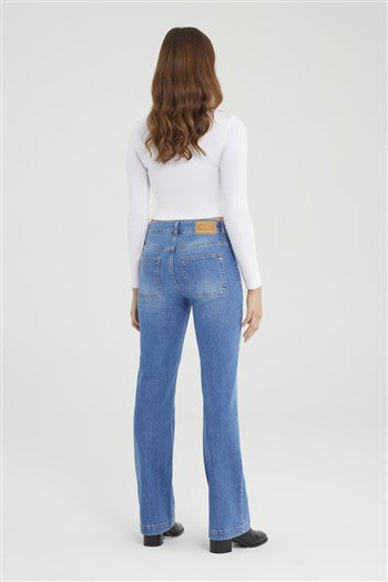 high waist bootcut - Diana