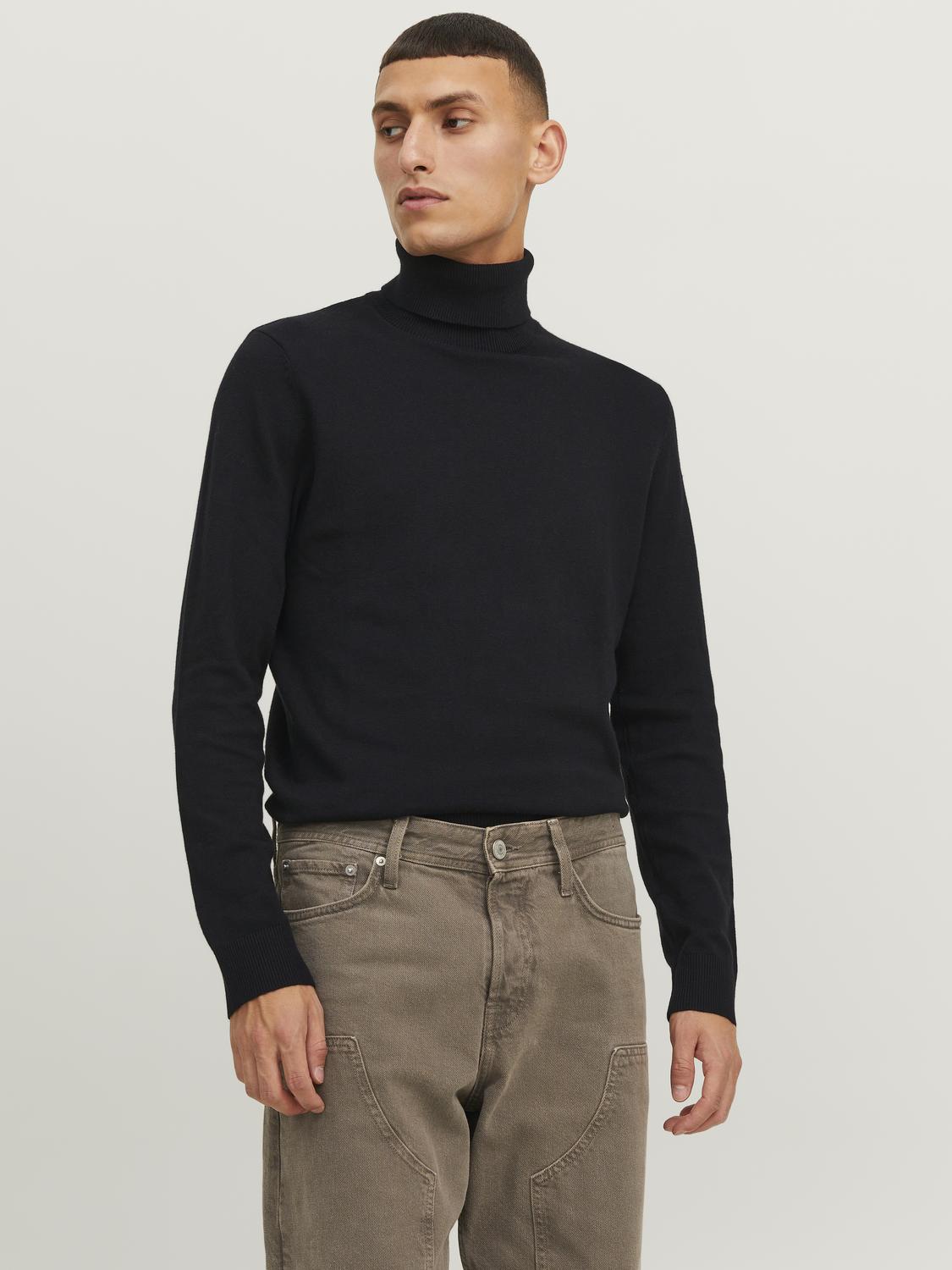 JJEEMIL KNIT ROLL NECK NOOS - 12157417