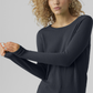 VMCARE STRUCTURE LS O-NECK BLOU NOO - 10136644