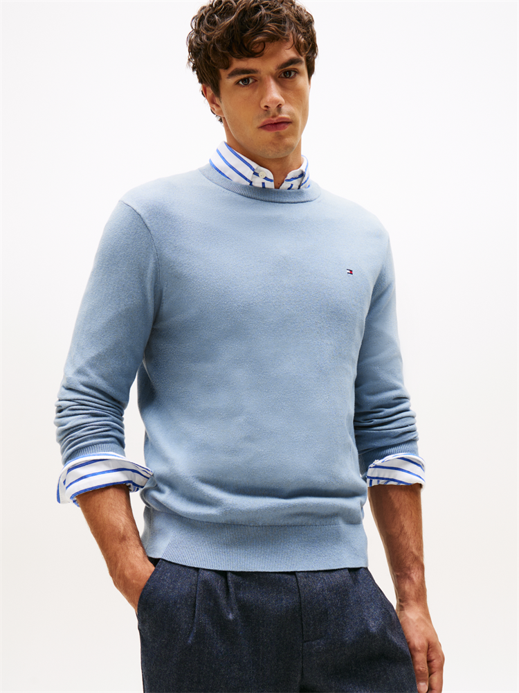 PIMA ORG CTN CASHMERE CREW NECK - MW0MW28046