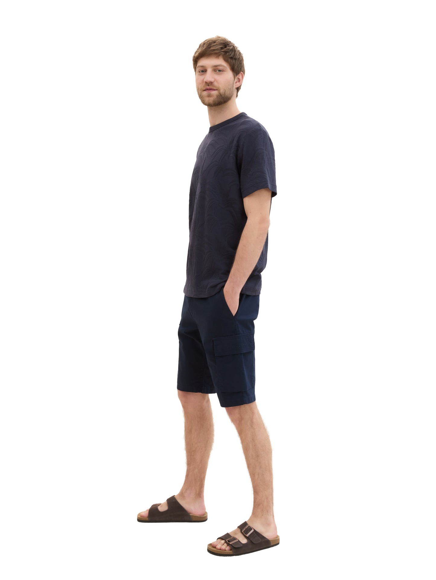 regular washed cargo shorts - 1041466