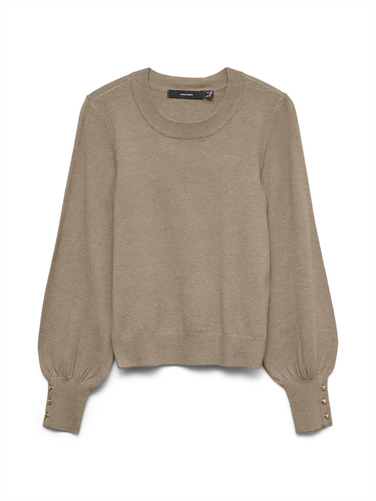 VMHAPPY LS O-NK BUTTON CUFF PULLOVE - 10336333