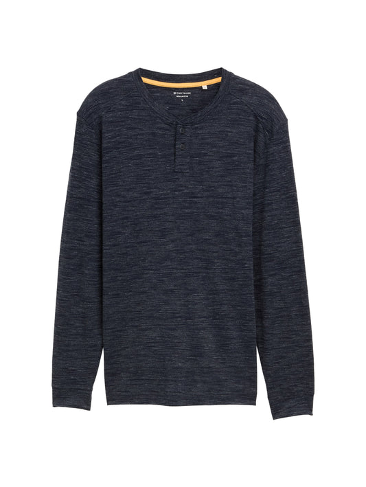 injected t-shirt henley - 1045672
