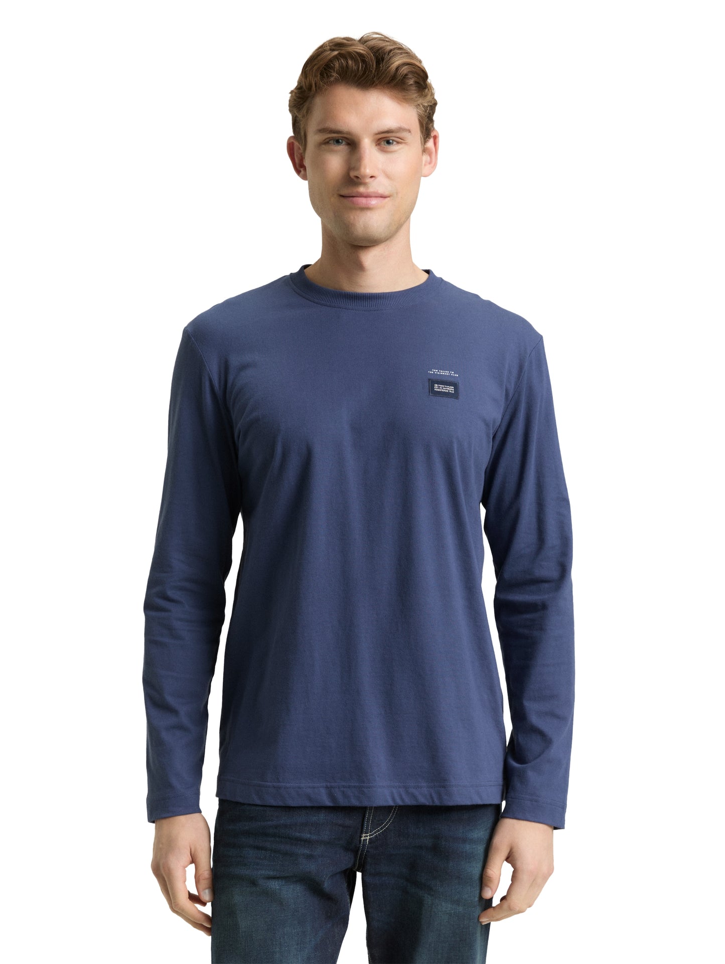 detailed longsleeve t-shirt - 1048611