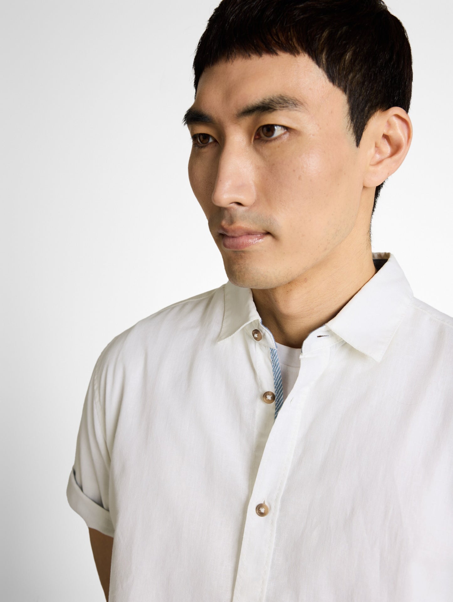 cotton linen shirt - 1049611