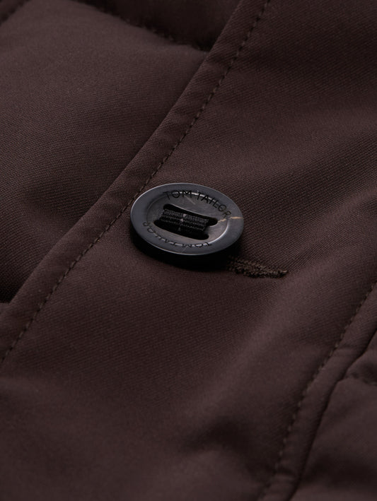 hooded quilted puffer jacket - 1051663
