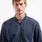 Sweater Full zip College Collar Twi - 29100916