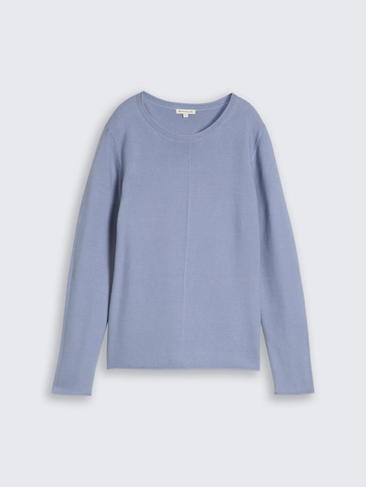 knit structure crewneck - 1052023